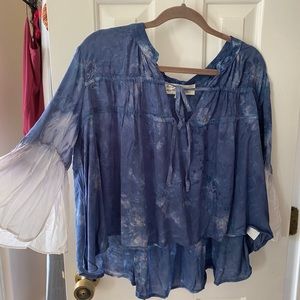 Blouse 3/4 flowy shirt